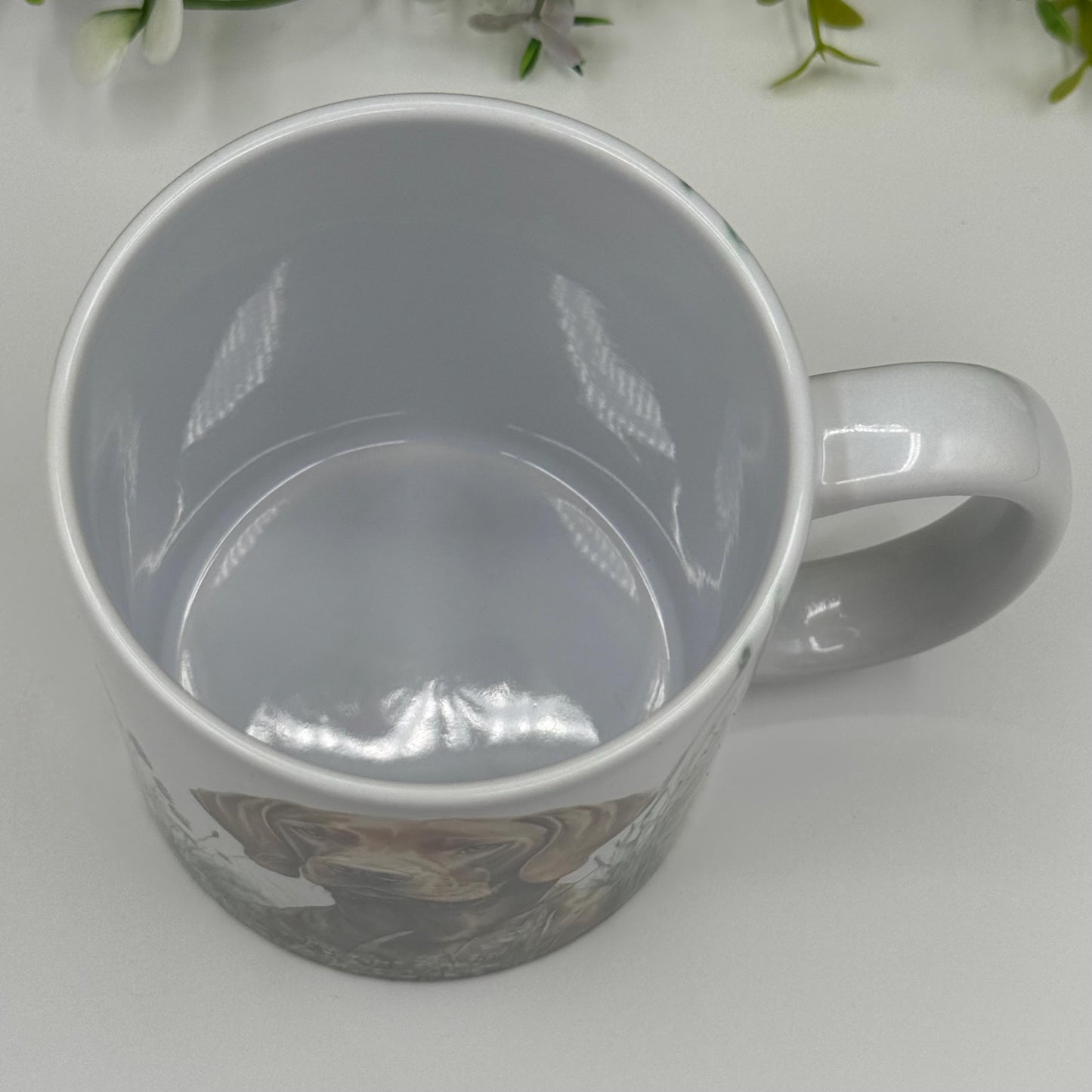 Hungarian Vizsla Floral Grass 11oz Ceramic Mug