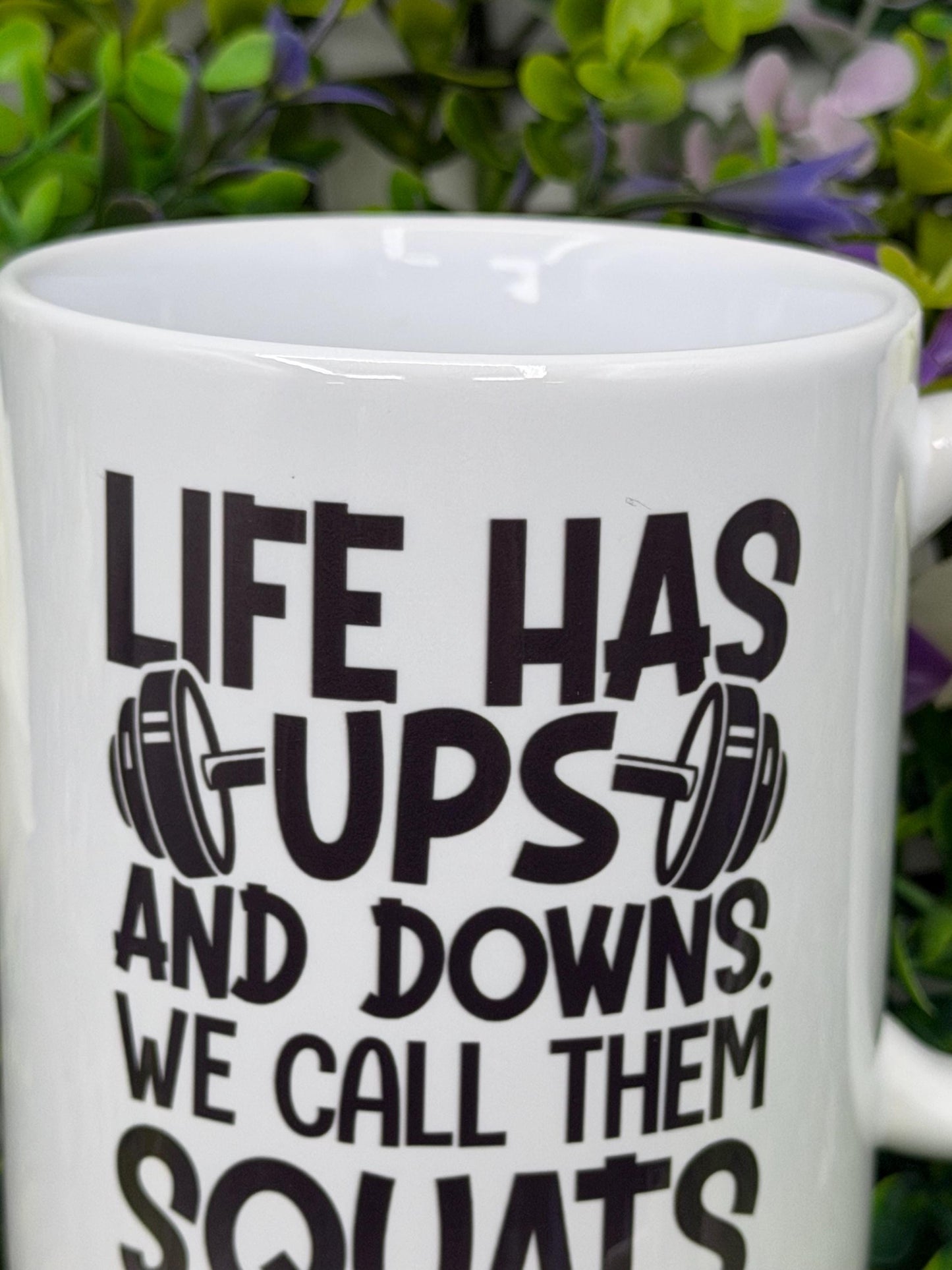 Gym Squats Humour 11oz Ceramic Mug
