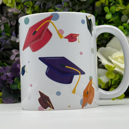 Graduation Caps Colourful 11oz Ceramic Mug