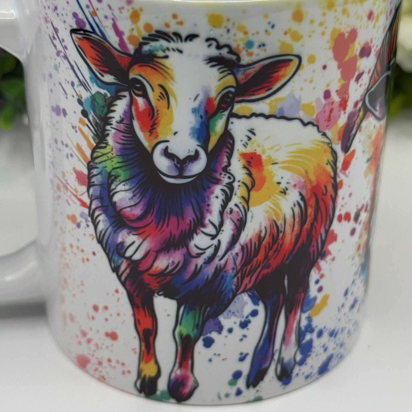 Sheep Colourful 11oz Ceramic Mug