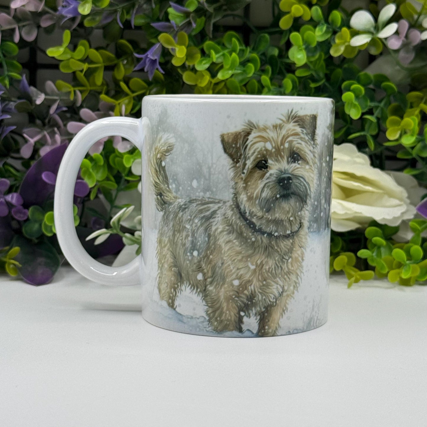Norfolk Terrier Winter Snow 11oz Ceramic Mug