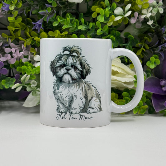 Shih Tzu 11oz Ceramic Coffee Mug: Unique Dog Lover Gift