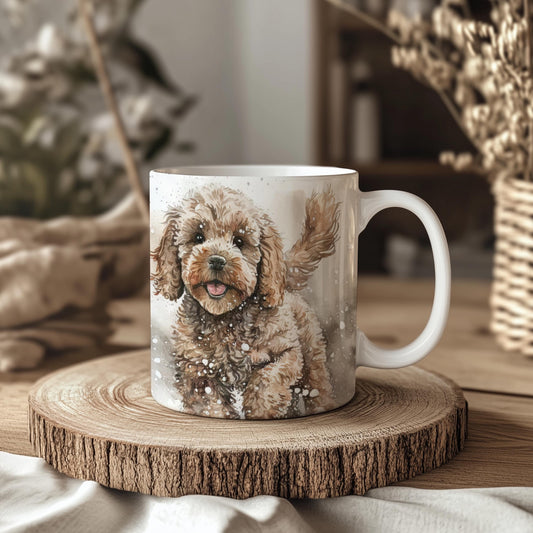 Cockapoo Ceramic 11oz Mug: Unique Dog Lover Gift