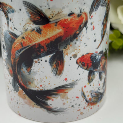 Koi Fish 11oz Ceramic Coffee Mug