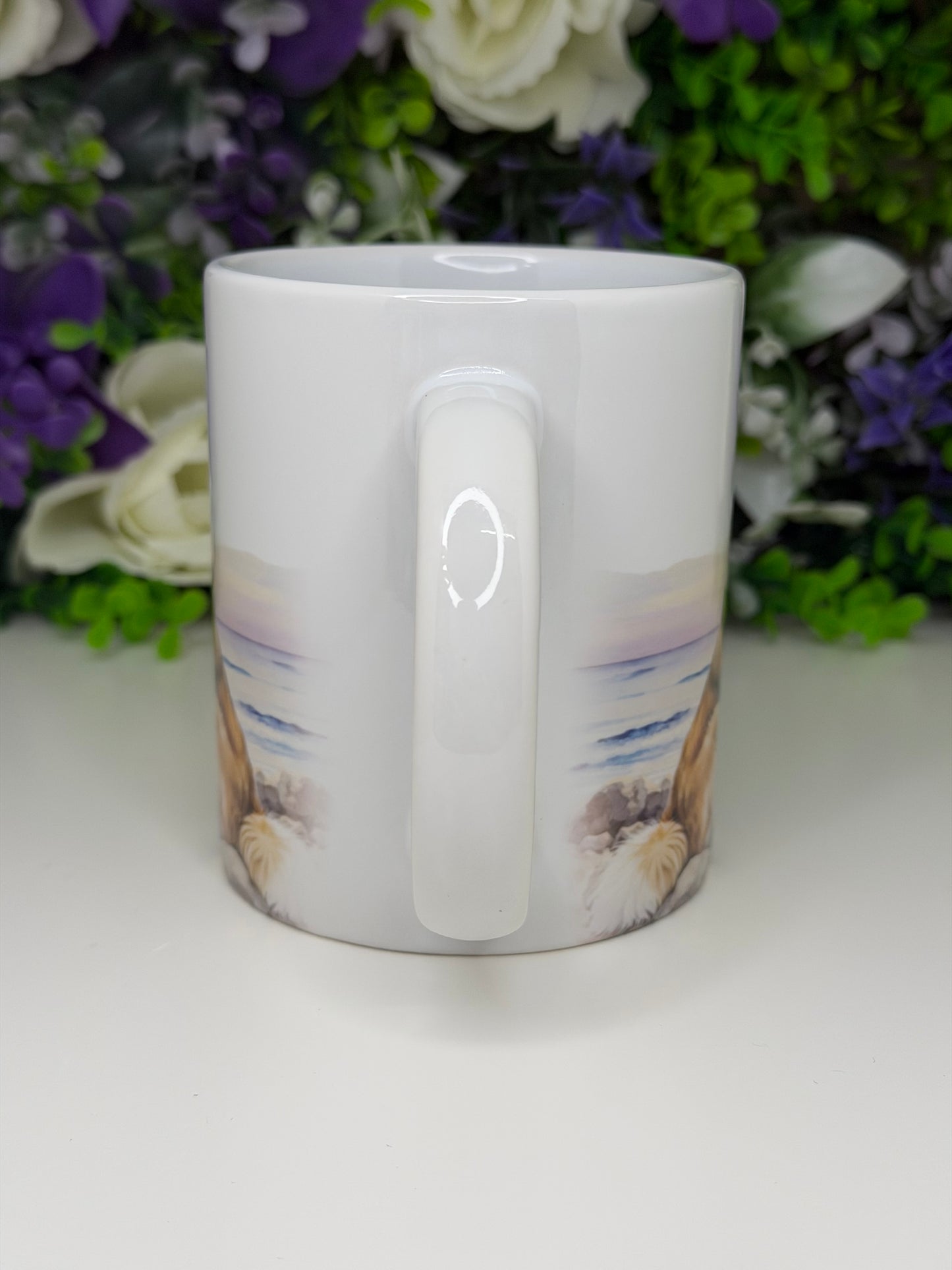 Shetland Sheepdog/Sheltie Mug: Handmade Ceramic Coffee Cup, Pet Lover Gift