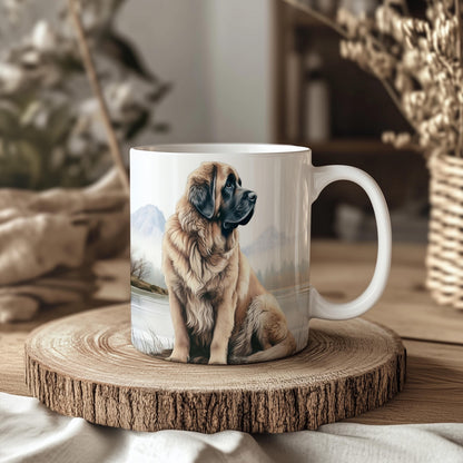 Leonberger Lake 11oz Ceramic Dog Mug