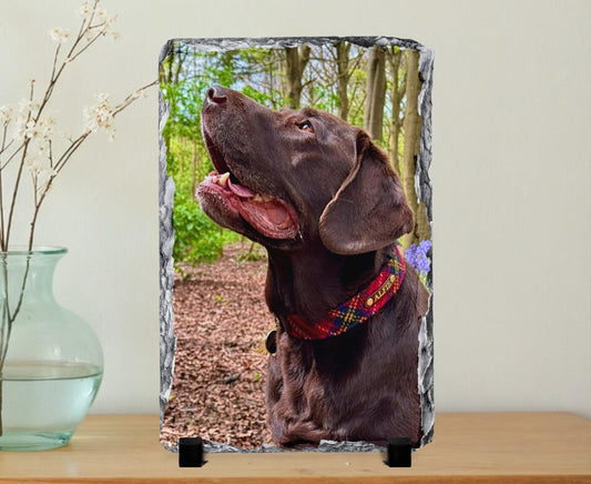 Custom Photo Slate 15cm x 20cm - Personalised Image