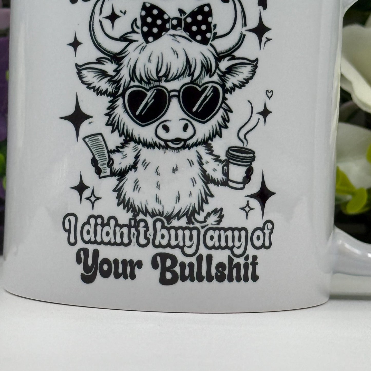 Highland Cow Sassy Humour 11oz Ceramic Mug