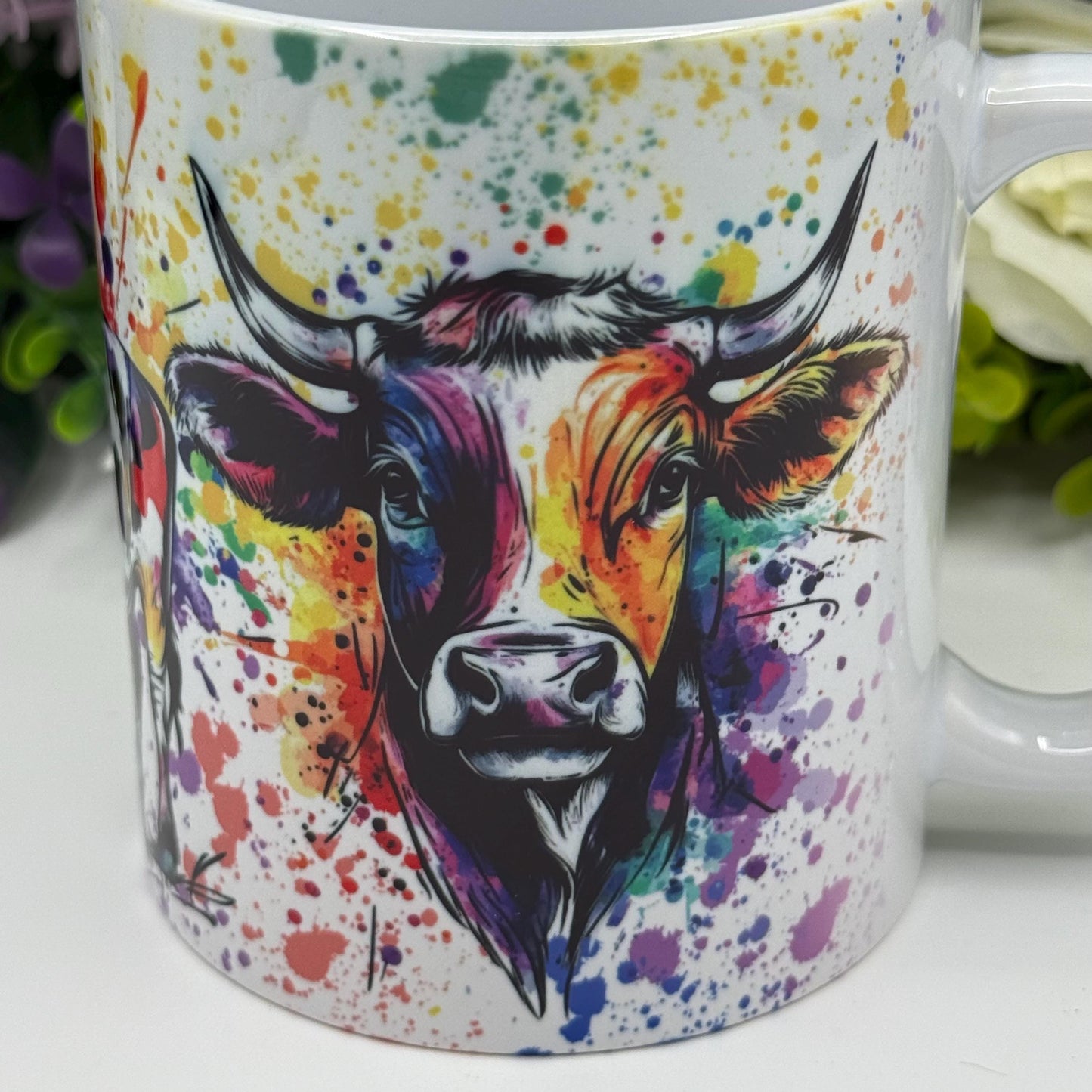 Cow Colourful 11oz Ceramic Mug