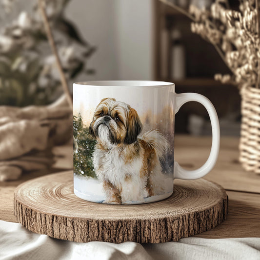 Shih Tzu 11oz Ceramic Coffee Mug: Unique Dog Lover Gift