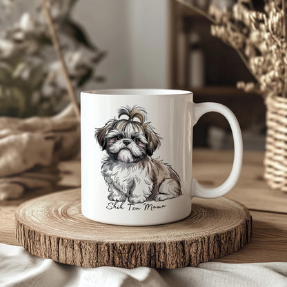 Shih Tzu 11oz Ceramic Coffee Mug: Unique Dog Lover Gift