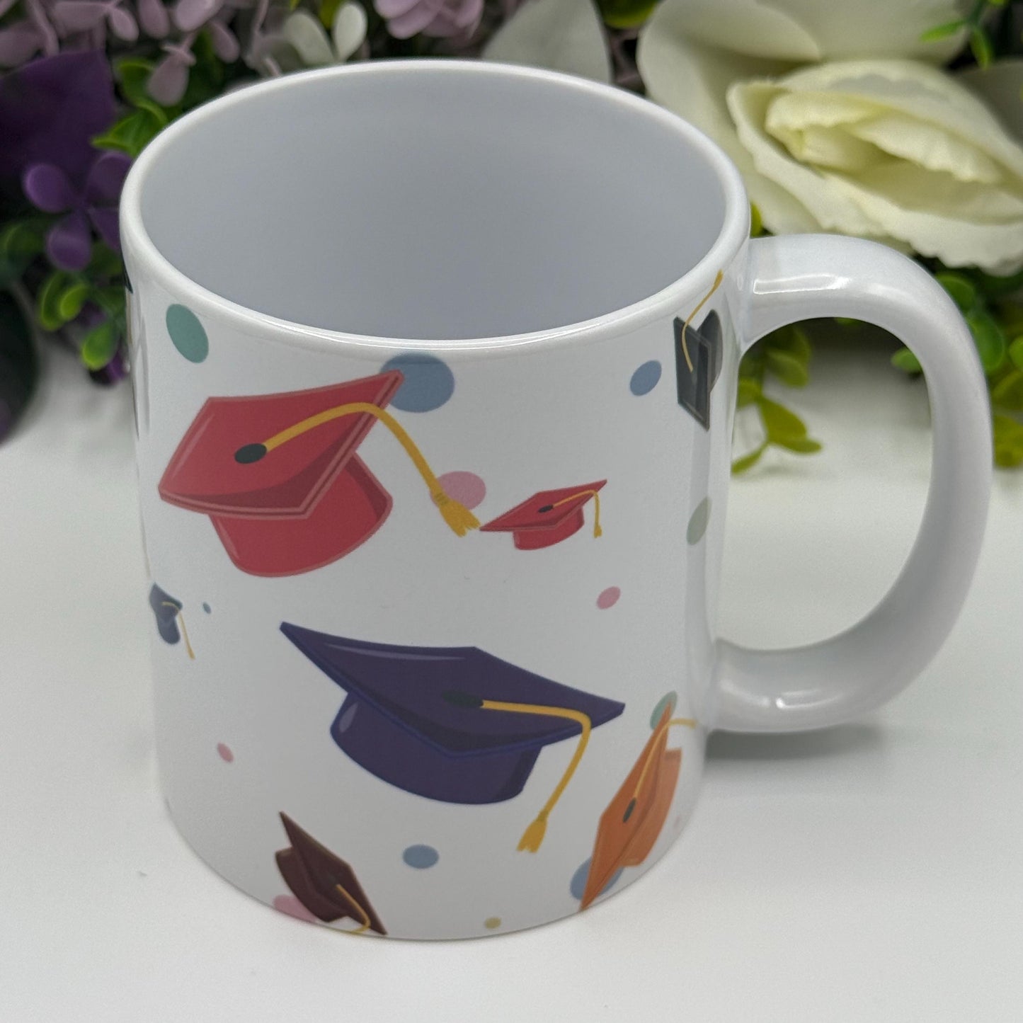 Graduation Caps Colourful 11oz Ceramic Mug