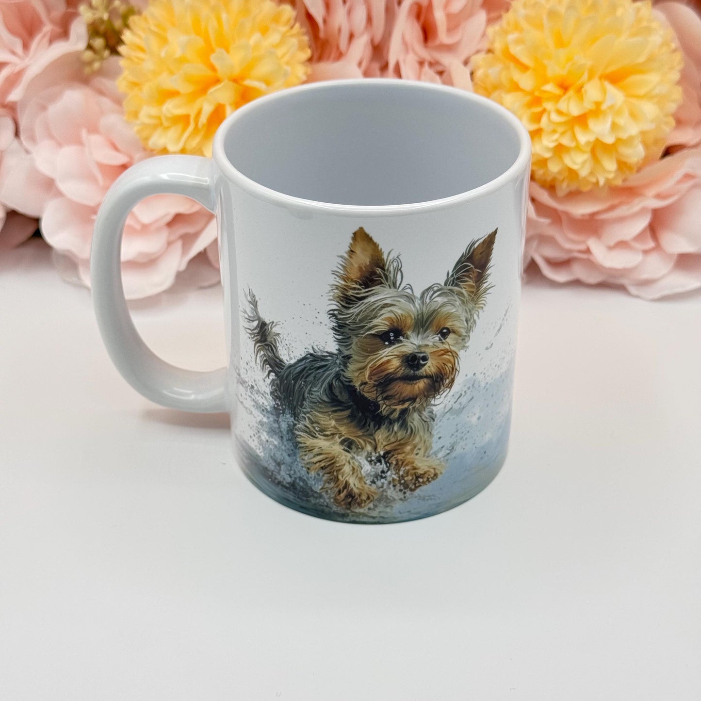 Yorkshire Terrier Ceramic Dog Mug - Handmade Pet Lover Gift
