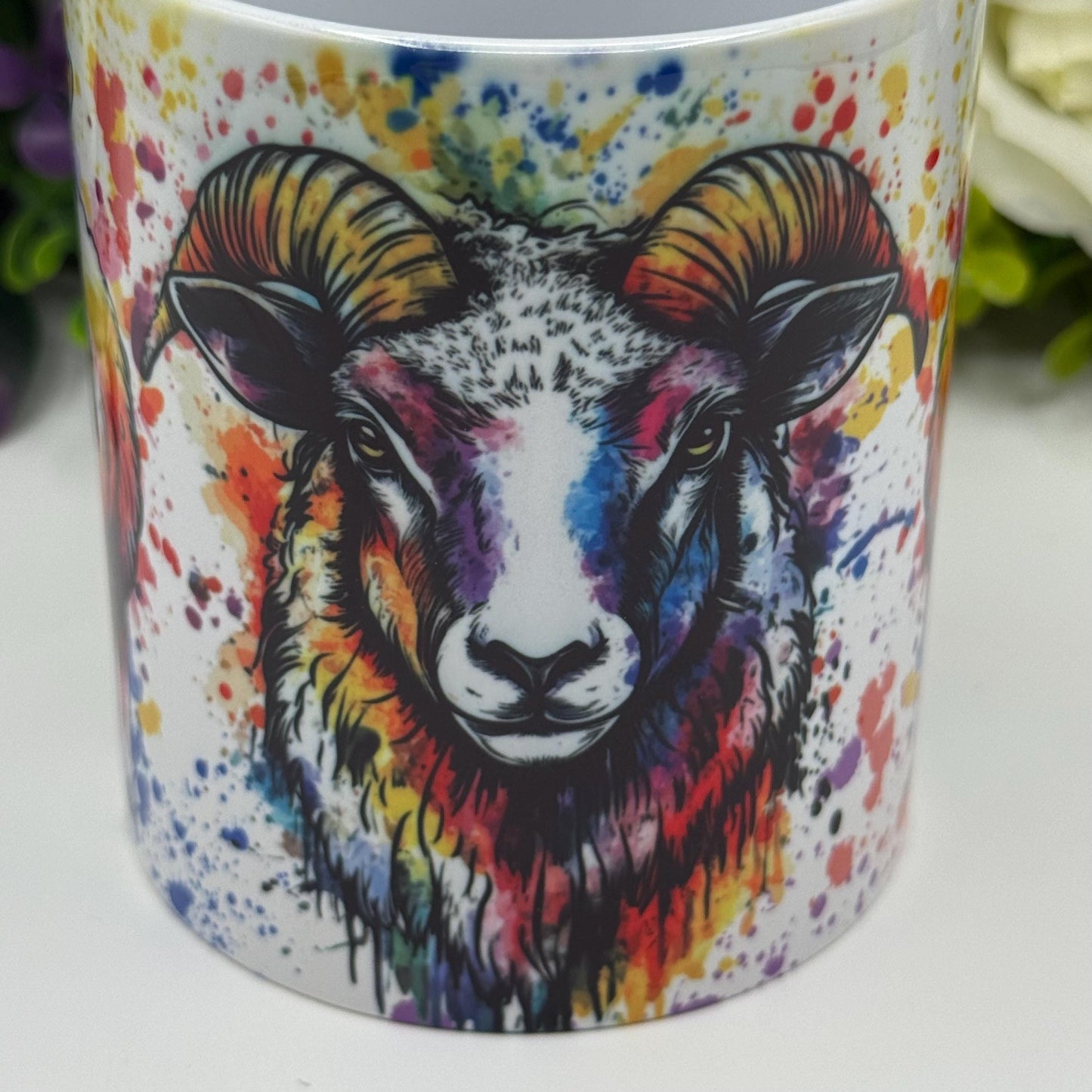 Sheep Colourful 11oz Ceramic Mug
