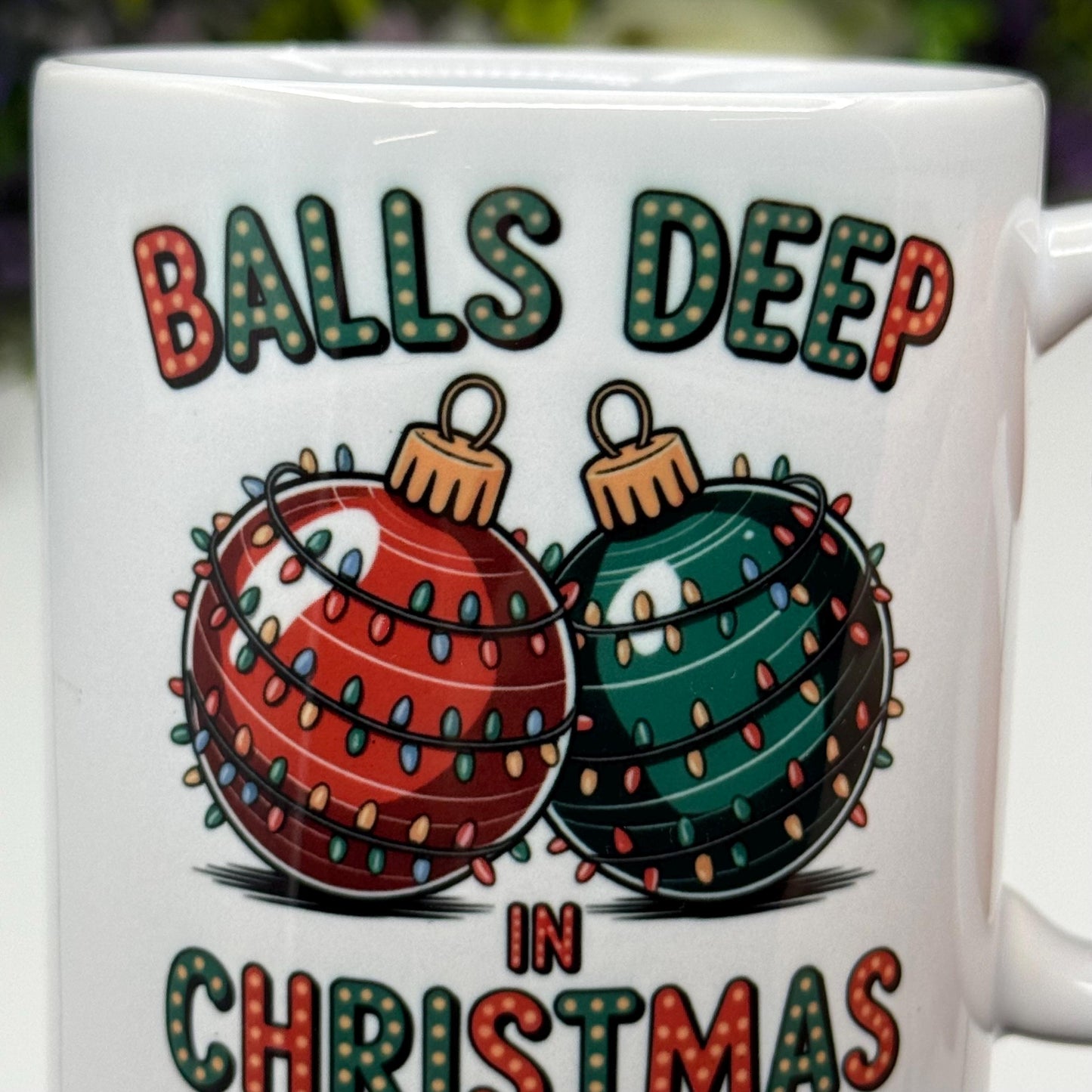 Christmas Spirit Bauble 11oz Ceramic Mug