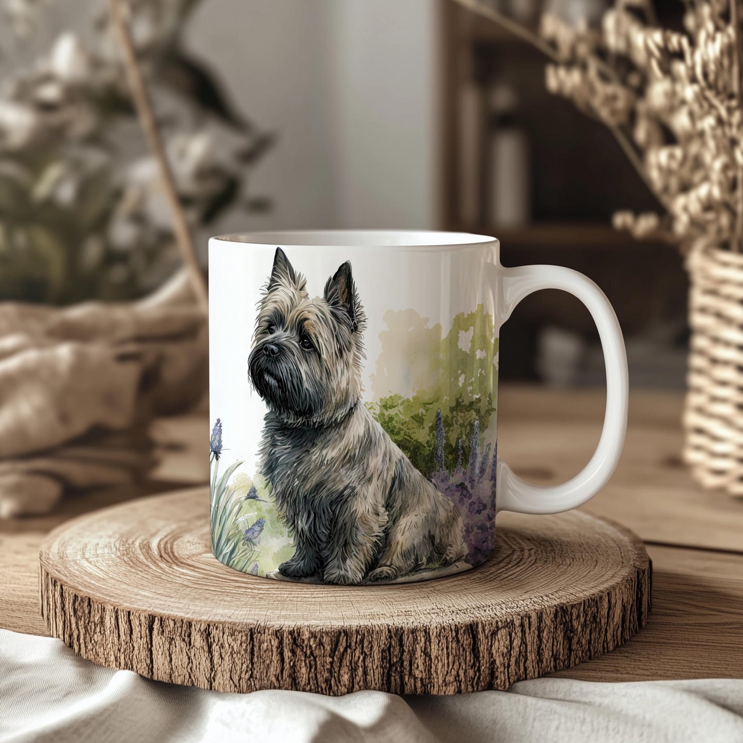 Cairn Terrier 11oz Ceramic Dog Mug: Gift for Pet Lovers