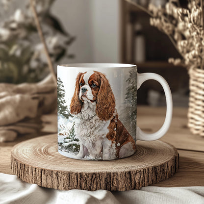 Cavalier King Charles Spaniel Blenheim 11oz Mug: Handmade Dog Lover Gift
