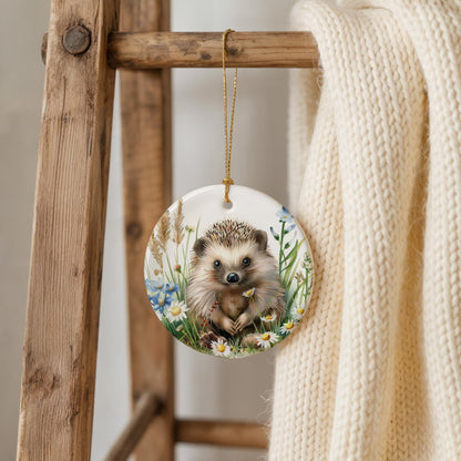 Hedgehog Ceramic Ornament: Sentimental Keepsake Gift