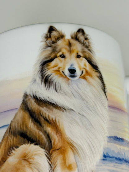Shetland Sheepdog/Sheltie Mug: Handmade Ceramic Coffee Cup, Pet Lover Gift