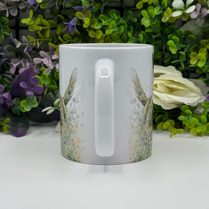 Border Terrier Wildflower Floral Ceramic 11oz Dog Mug