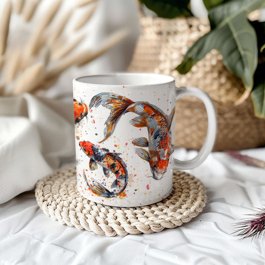 Koi Fish 11oz Ceramic Coffee Mug