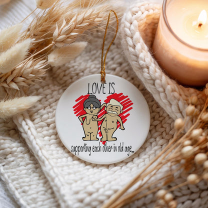 Couple Humour Ornament: Sentimental Keepsake Gift