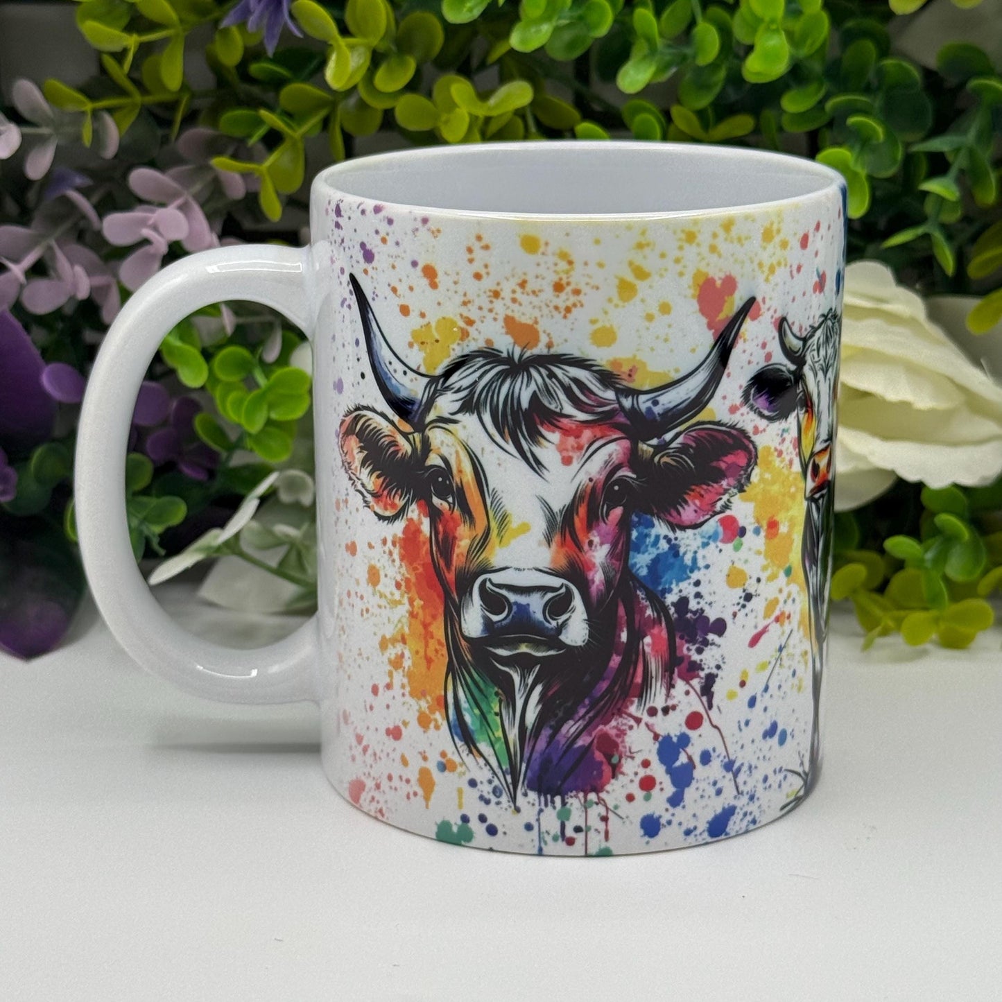 Cow Colourful 11oz Ceramic Mug