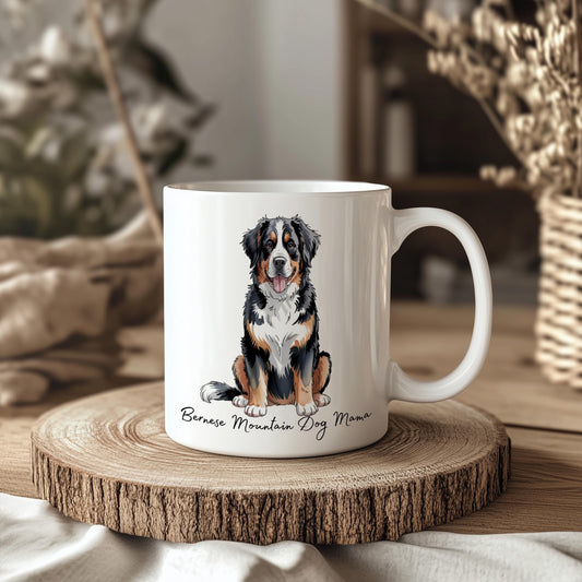 Bernese Mountain Dog Owner 11oz Ceramic Mug: Handmade Pet Lover Gift
