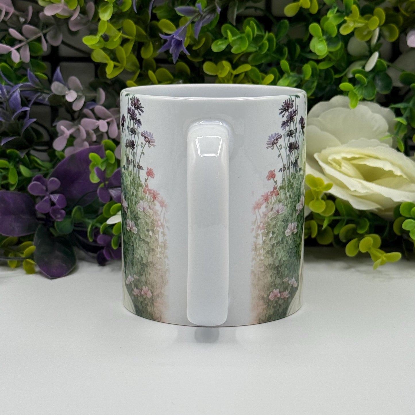 Chihuahua Rock and Flower 11oz Ceramic Dog Mug