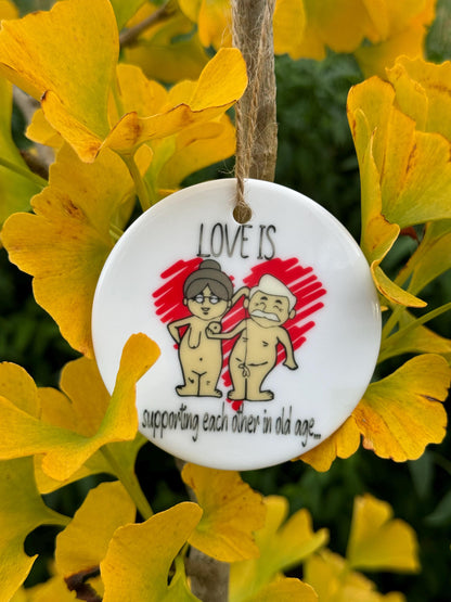Couple Humour Ornament: Sentimental Keepsake Gift
