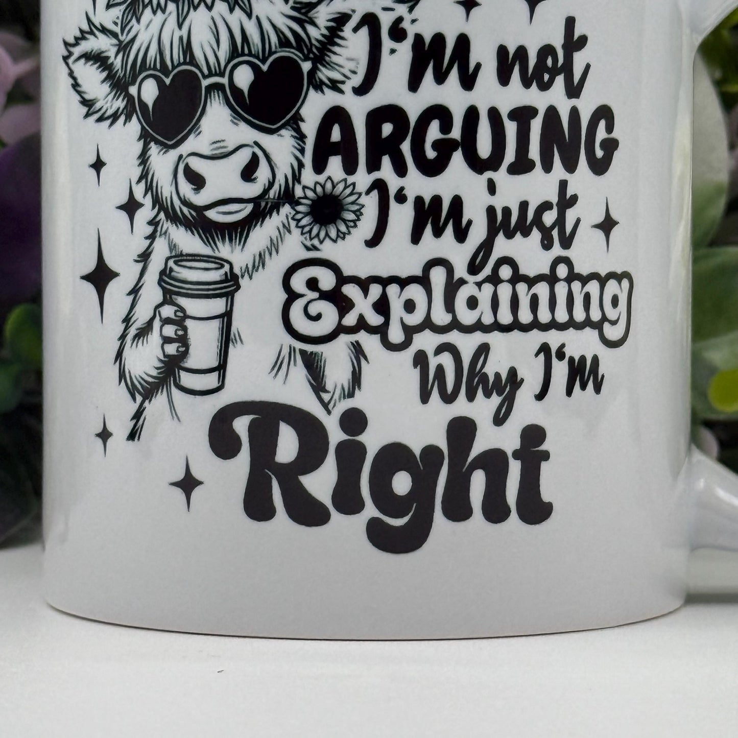 Highland Cow Sassy Humour 11oz Ceramic Mug