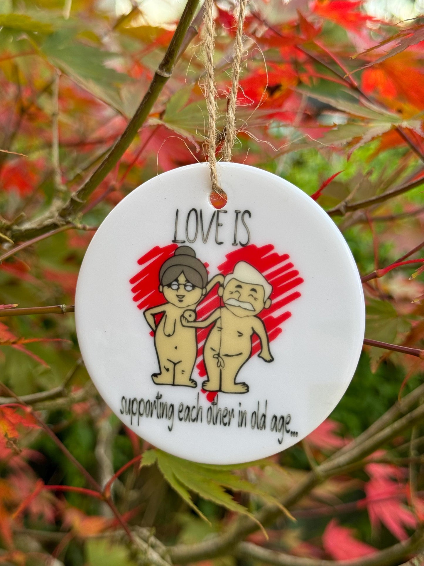 Couple Humour Ornament: Sentimental Keepsake Gift