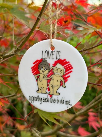 Couple Humour Ornament: Sentimental Keepsake Gift