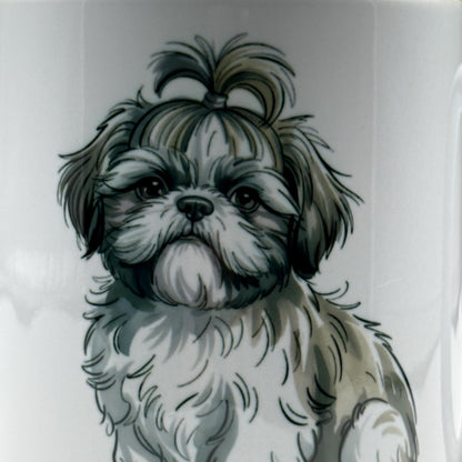 Shih Tzu 11oz Ceramic Coffee Mug: Unique Dog Lover Gift