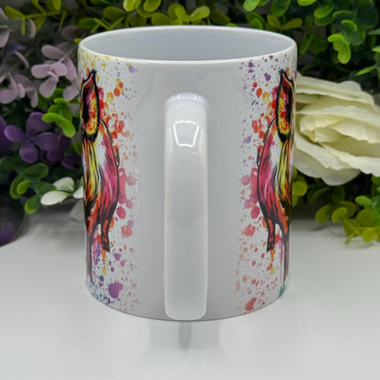 Pig Colourful 11oz Ceramic Mug