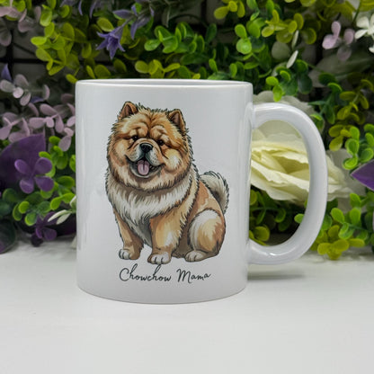 Chow Chow 11oz Ceramic Dog Mug: Unique Pet Lover Gift