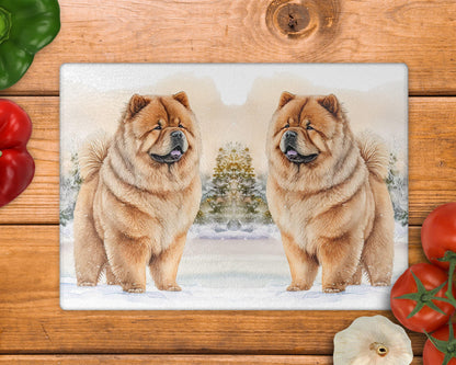 Chow Chow 8inch x 11inch Glass Chopping Board