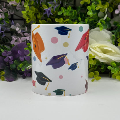 Graduation Caps Colourful 11oz Ceramic Mug