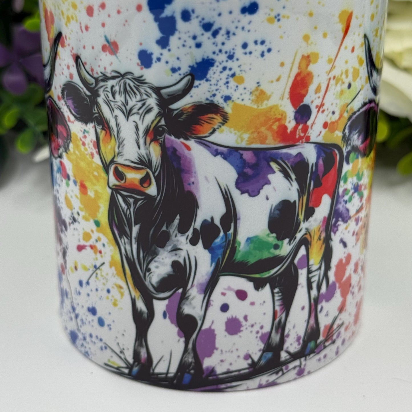 Cow Colourful 11oz Ceramic Mug