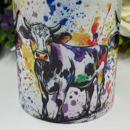 Cow Colourful 11oz Ceramic Mug