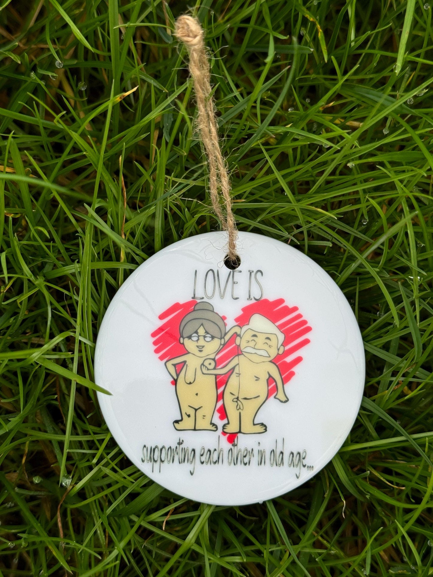 Couple Humour Ornament: Sentimental Keepsake Gift