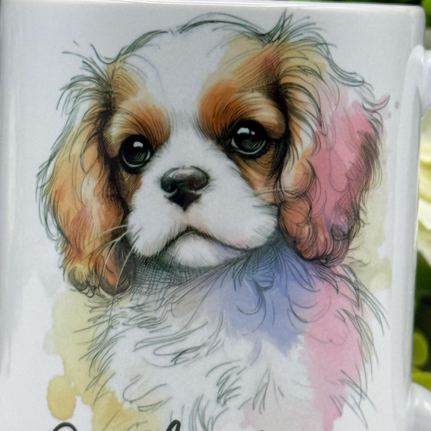 Cavalier King Charles Spaniel 11oz Mug: Handmade Dog Lover Gift
