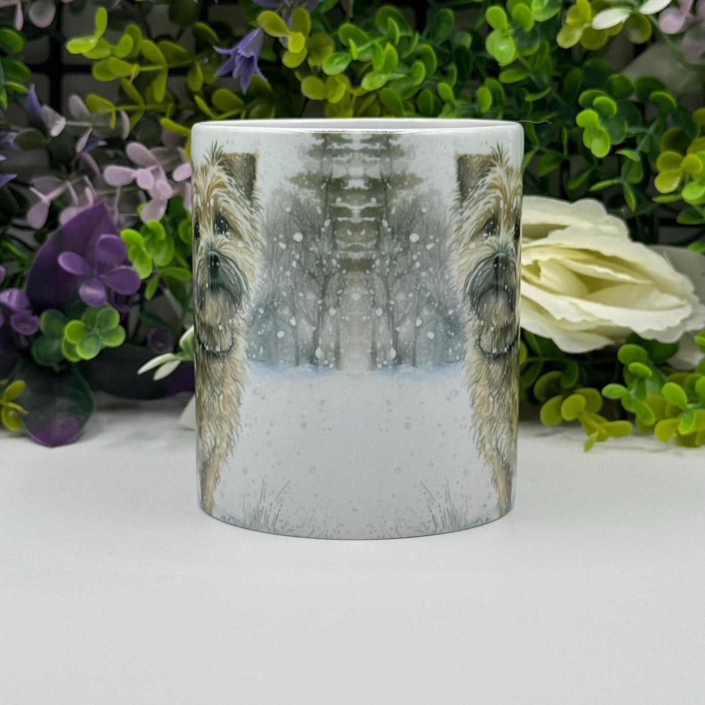 Norfolk Terrier Winter Snow 11oz Ceramic Mug