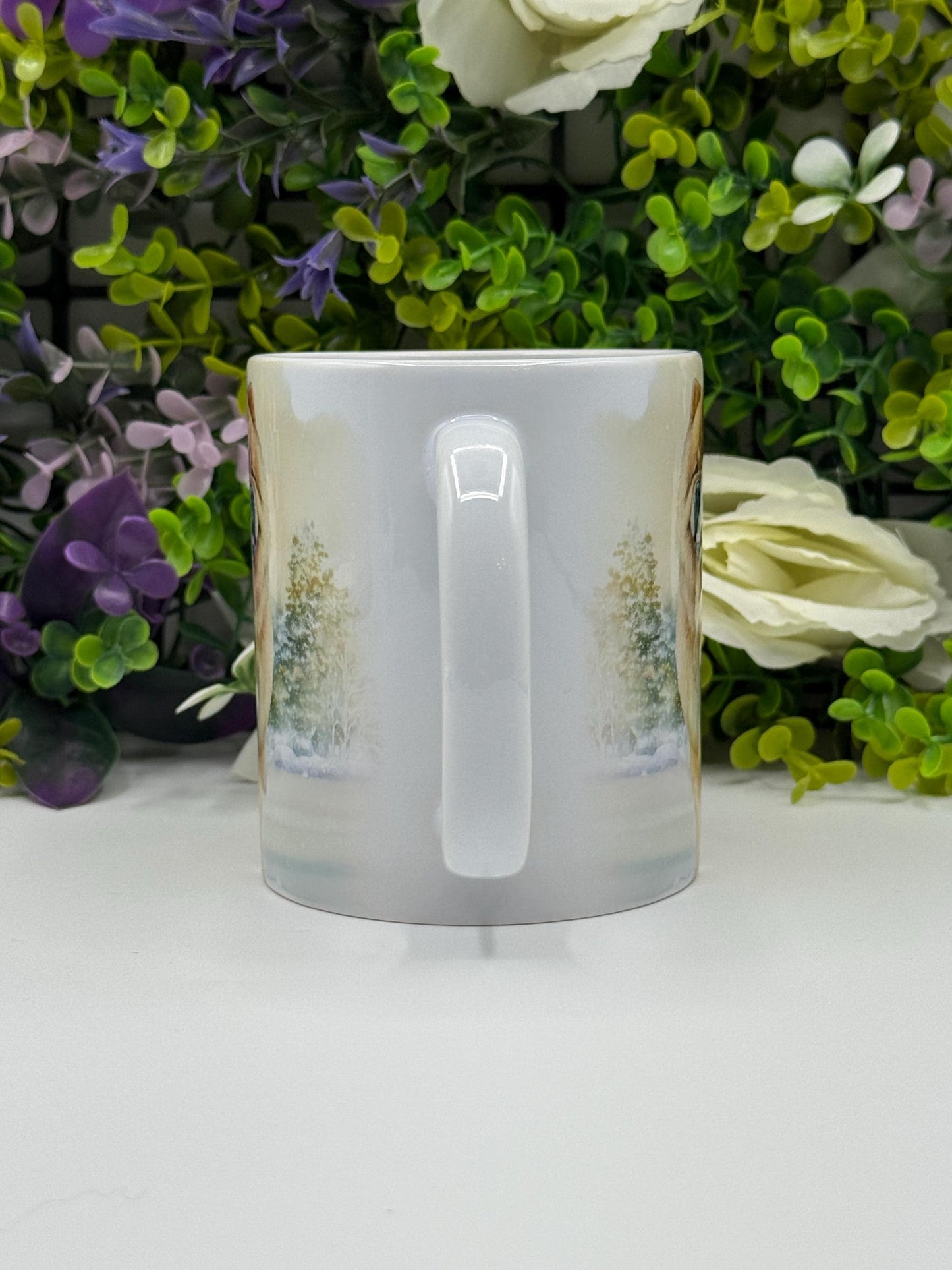 Chow Chow Winter 11oz Ceramic Dog Mug: Unique Pet Lover Gift