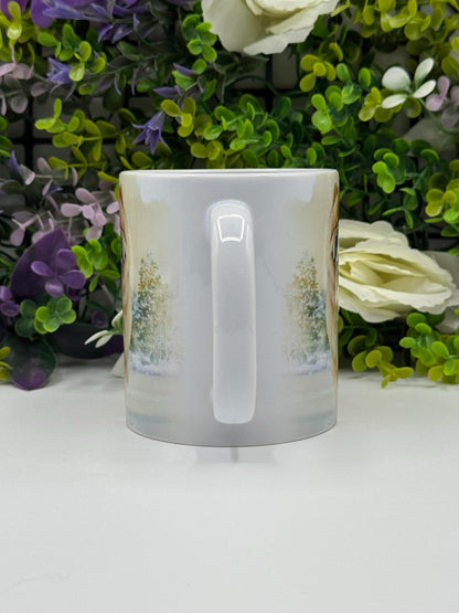Chow Chow Winter 11oz Ceramic Dog Mug: Unique Pet Lover Gift