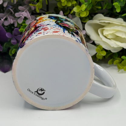 Pig Colourful 11oz Ceramic Mug