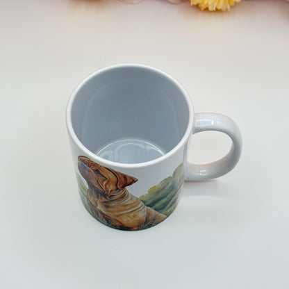Dogue De Bordeaux Ceramic Dog Mug: Handmade Pet Lover Gift