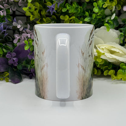 Beagle in Field 11oz Ceramic Dog Mug: Gift for Pet Lovers