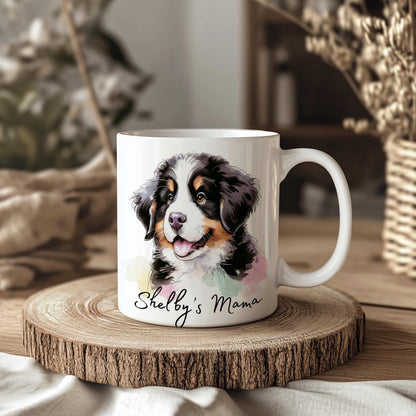 Bernese Mountain Dog Owner 11oz Ceramic Mug: Handmade Pet Lover Gift