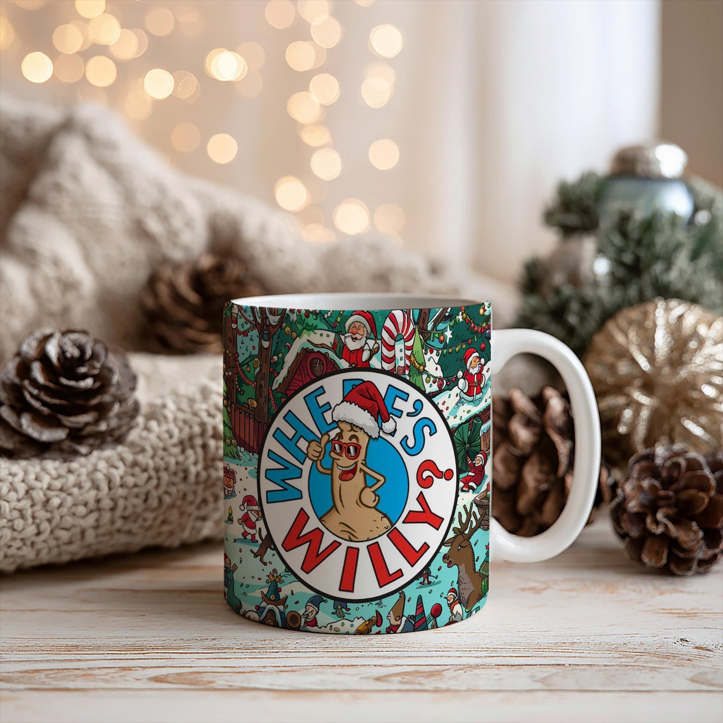 Where's Willy Humour 11oz Ceramic Mug